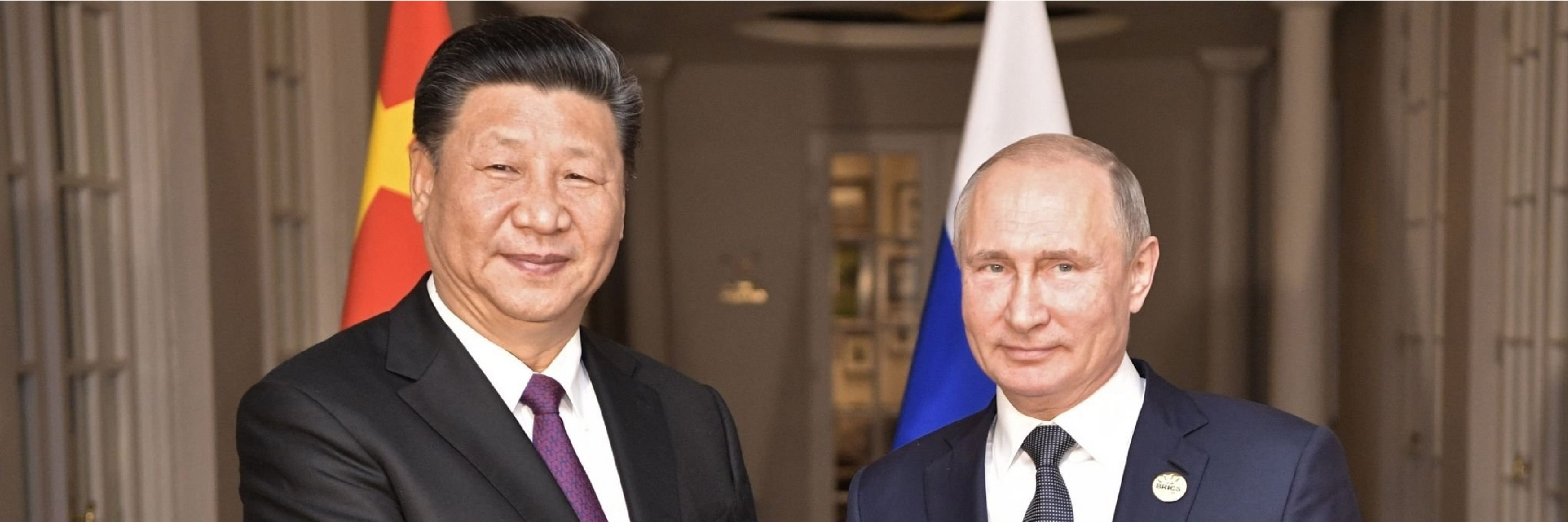 Präsident Xi Jinping mit Wladimir Putin